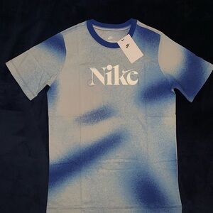 Nike Blue Tie-Dye Tee